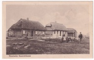 Ukraina Wieś chaty rodziny chłopskie 1916r. Feldpost 230c