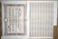 BNA - WŁOCHY # COMPAGNIA REGIONALE MILANO # 5 AKCJI 7% # 400 LIRÓW # 1929