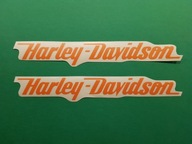 2x Naklejka z logo HARLEY DAVIDSON Wzór HD MODERN, 18 kolorów, Rozmiary