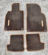 Porsche 991 dywaniki welurowe oryginalne komplet brąz + Cognac
