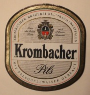 ETYKIETA - Krombacher - Pils - KROMBACHER BRAUEREI