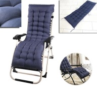 PODUSZKA NA LEŻAK OGRODOWY DUŻA PIKOWANA 160 x 50 CM