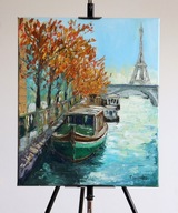 Obraz olejny Paryż Denys Tsarenko Oryginał