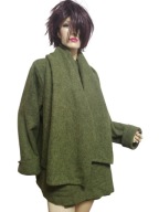 MIKKO kurtka z szalem wełna alpaka 36/38