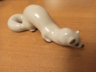 Figurka porcelanowa Łasica ZSRR