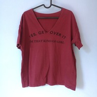 T-shirt damski trashed z zadziornym napisem multirozmiar (660)