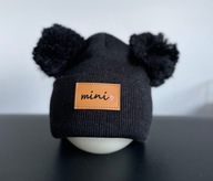 Grube czapeczki zimowe dla noworodków 0-6m