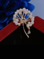 -% BROSZKA ZŁOTA DMUCHAWIEC PEREŁKI