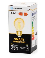 Inteligentna żarówka Smart LED FILAMENT E27 G45 kulka 4,5W Wi-Fi