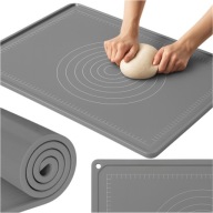 Stolnica silikonowa do ciasta z wysokim rantem antypoślizgowa duża 70x50 cm