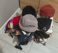 90 sztuk mega paka zestaw szaliki czapki