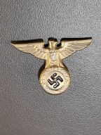 Wczesny orzeł partyjny NSDAP/SS – Wzór 1927/1934 – Mosiądz