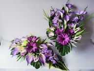 Komplet Cmentarz Kalie – Klematis – Róża Fiolet