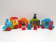 Lego DUPLO 10847 pociąg z cyferkami kot klocki