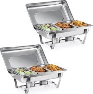 Podgrzewacz do żywności Chafing Dish Wilprep 9L 2szt. Zestaw Cateringowy