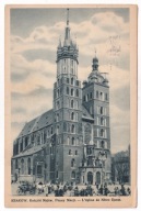 Kraków koś. Mariacki dorożki lata 30 obieg do Ostróg nad Horyniem gimnazjum