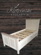 Łóżko dębowe bądź jesionowe od Producenta