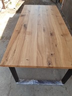 Blat DREWNIANY do stołu dębowy lite drewno 120x70