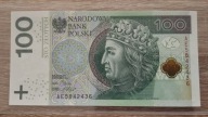 100 zł 2012 seria AE stan 1 (UNC)