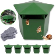 BIO PUŁAPKI NA ŚLIMAKI 5 SZT PRZECIW ŚLIMAKOM OCHRONA ROŚLIN+RĘKAWICZKI