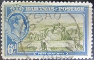 Bahamy kolonia brytyjska stary znaczek (2/19