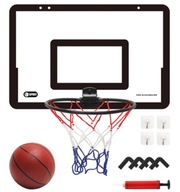 Mini zestaw obręcz do koszykówki do ćwiczeń w domu wisząca tablica czarny