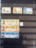 znaczki Kiribatii Ksiaże Król Karol i Diana kl Pope D3