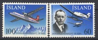 Islandia Mi. 532-533 czyste ** - lotnictwo
