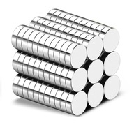 Magnesy walcowe tablicowe 5x2 mm zestaw 50 szt. do druku 3D i DIY