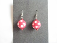 Kolczyki kulki biedronki pin up