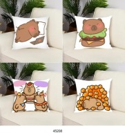 Poszewki na poduszki 4szt 45x45cm kapibara kapibary 45208