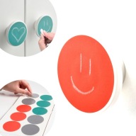 UCHWYT MEBLOWY GAŁKA DLA DZIECI NAKLEJKA - TABLICA NA KREDĘ