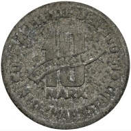 Getto Łódź – 10 marek 1943 – MAGNEZ – rzadsza emisja – stan 3+ – oryginał