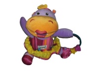 LAMAZE maskotka grzechotka SENSORYCZNA zawieszka do wózka HIPOPOTAM LULU