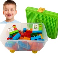 KLOCKI Dla Dziecka HEMAR K2 W KUFERKU Z POKRYWĄ KONSTRUKCYJNĄ 2+ Polskie