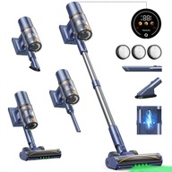 ODKURZACZ PIONOWY BEZPRZEWODOWY ZESTAW RĘCZNY 2W1 LED 650W