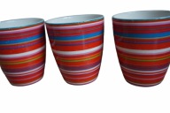 IITTALA ORIGO KOMPLET ŚNIADANIOWY KUBKI 3szt. DENMARK PORCELANA