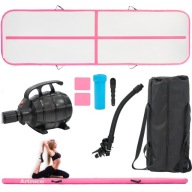 Zestaw NADMUCHIWANA mata AKROBATYCZNA GIMNASTYCZNA TRENINGOWA 5M + POMPKA