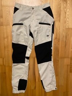 SPODNIE TREKKINGOWE 157/76-80 pas białe , czarny strecz