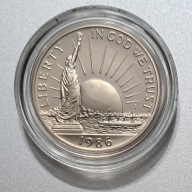 USA 1/2 dolara 1986r. Statua Wolności BCM