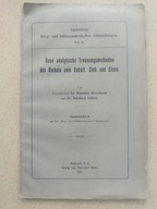 Nowe metody analityczne oddzielania niklu od kobaltu, cynku i żelaza 1907