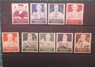 Niemcy 1934 Mi.556 - 564 czyste