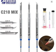 Zestaw 3x GROT MECHANIC C210 AIFEN YIHUA SUGON AXIUN JBC FLUX RMA223