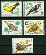 ZSRR ** PTAKI Mi 4883-87