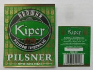 ETYKIETA PIWO KIPER PILSNER BROWAR SULIMAR PIOTRKÓW TRYBUNALSKI + KONTRA