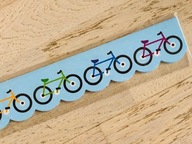 taśma bordiura pasek dekoracyjny rowery 12 pasków 1 pasek 47 cm 5,64 metra
