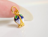 Pąk otwór kwiat kwiatek drogocenna EMALIA Cloisonne