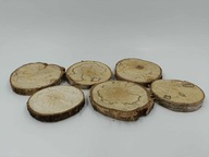 PLASTRY KRĄŻKI BRZOZOWE 1-10 CM 100 SZT. PLASTRY DREWNIANE