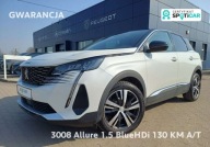 Peugeot 3008 37 GT PACK 1.5 BlueHDi 130 KM AUTOMAT I wl. GWARANCJA