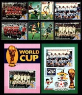 **WM86 UNION ISLAND - GRENADINES OF ST.VINCENT 161-168 BL.5,6 - PIŁKA NOŻNA